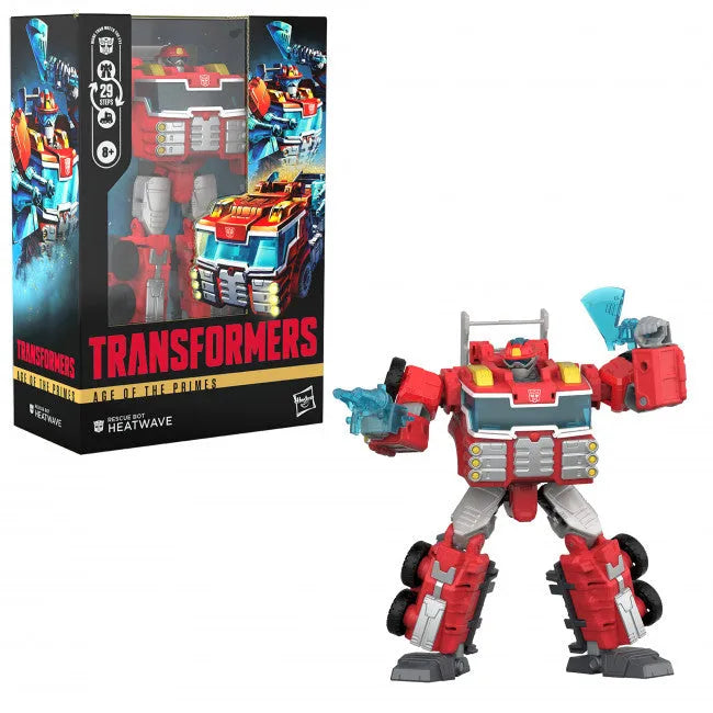 29728 Transformers Age of the Primes Voyager Class: Rescue Bot Heatwave - Hasbro - Titan Pop Culture