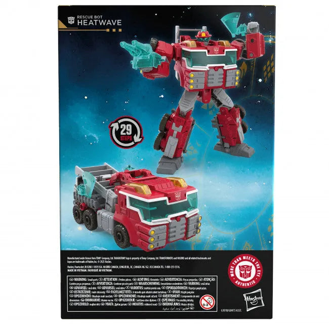 29728 Transformers Age of the Primes Voyager Class: Rescue Bot Heatwave - Hasbro - Titan Pop Culture