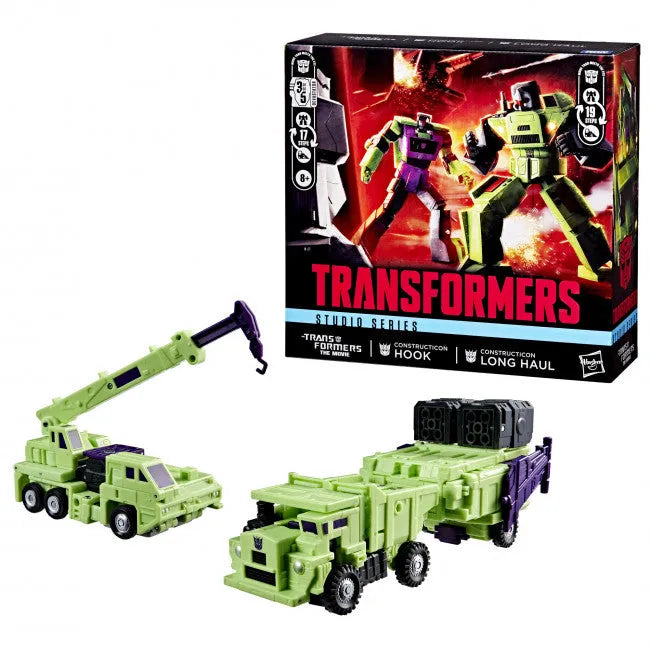 29743 Transformers Studio Series: Constructicon Long Haul & Constructicon Hook - Hasbro - Titan Pop Culture