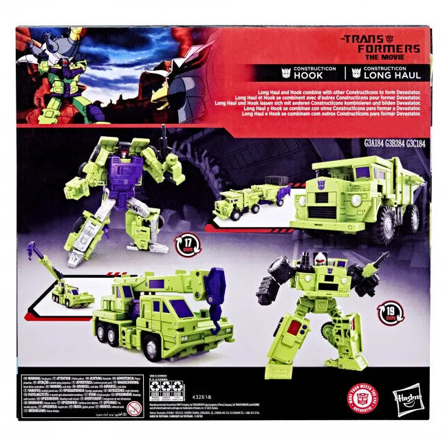 29743 Transformers Studio Series: Constructicon Long Haul & Constructicon Hook - Hasbro - Titan Pop Culture