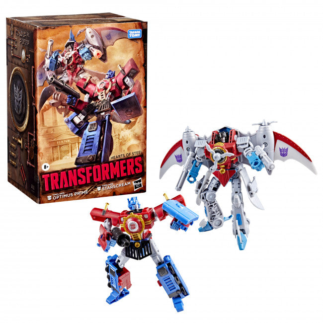 29844 Transformers Timelines Comic Edition: Optimus Prime and Starscream - Hasbro - Titan Pop Culture