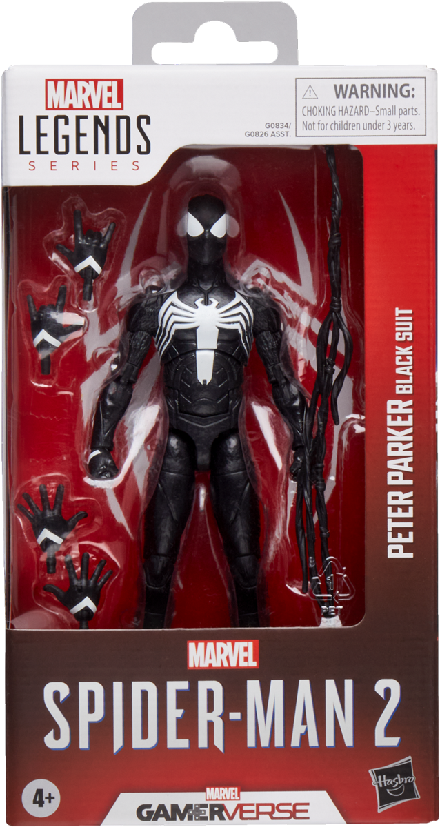 29852 Marvel Legends Series: Gamerverse Peter Parker Black Suit - Hasbro - Titan Pop Culture