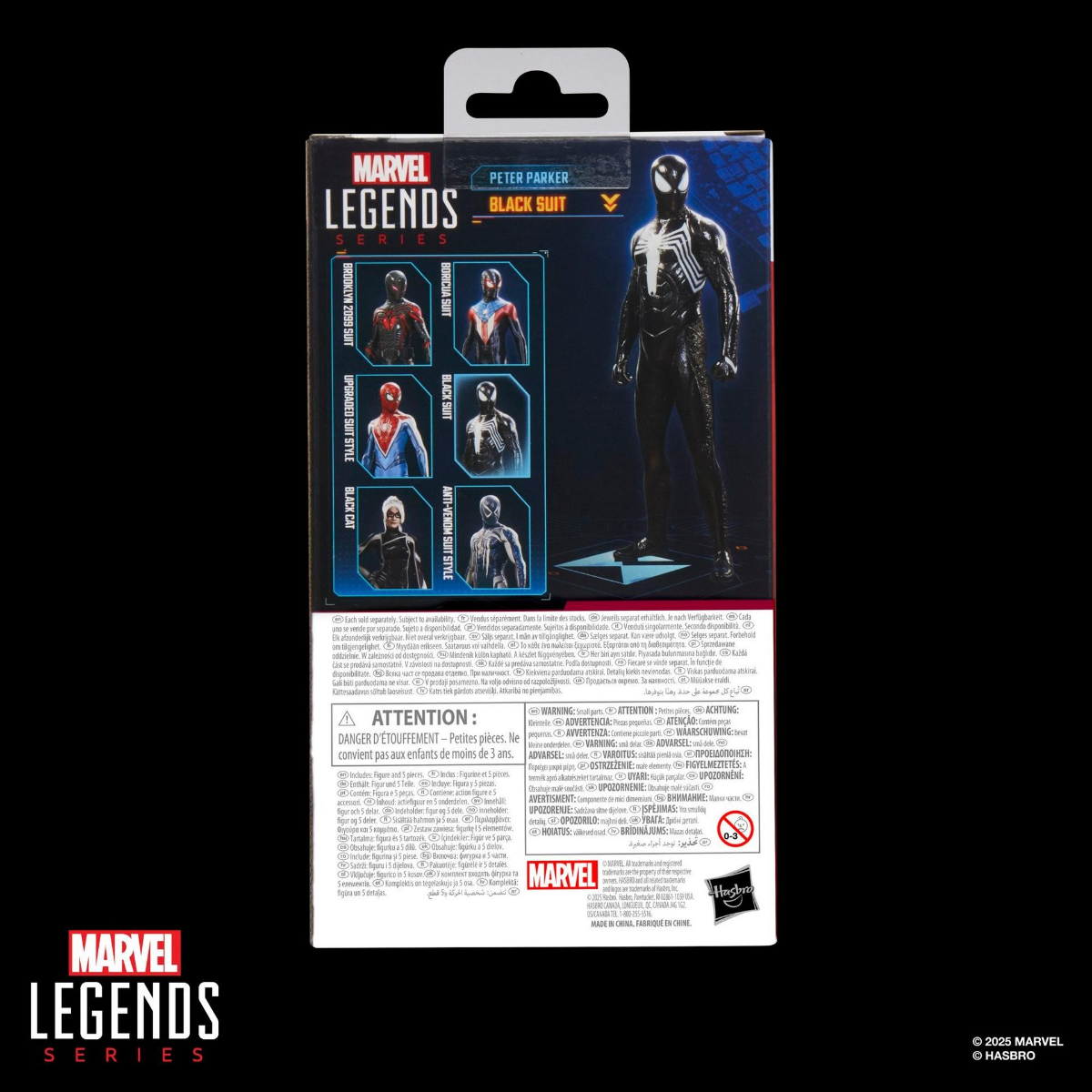 29852 Marvel Legends Series: Gamerverse Peter Parker Black Suit - Hasbro - Titan Pop Culture