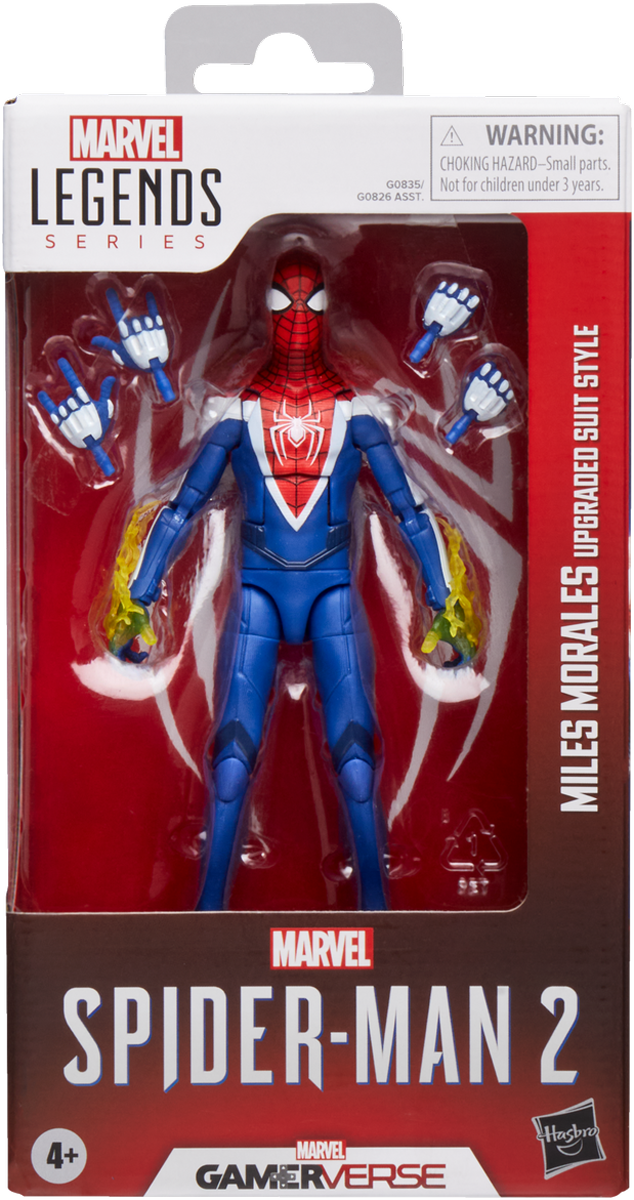 29853 Marvel Legends Series: Gamerverse Miles Morales Upgraded Suit Style - Hasbro - Titan Pop Culture