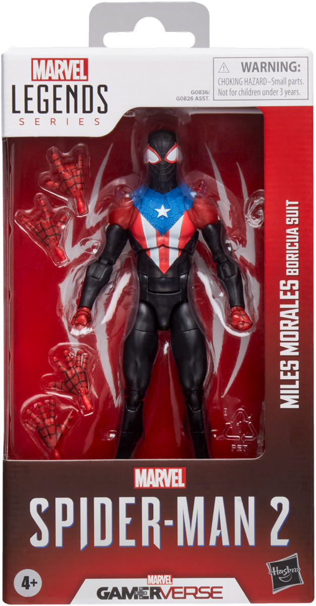 29854 Marvel Legends Series: Gamerverse Miles Morales Boricua Suit - Hasbro - Titan Pop Culture