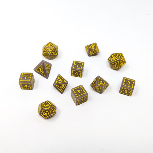 Fool's Gold: Foreclaimer Stone Yellow - (Dice Set)