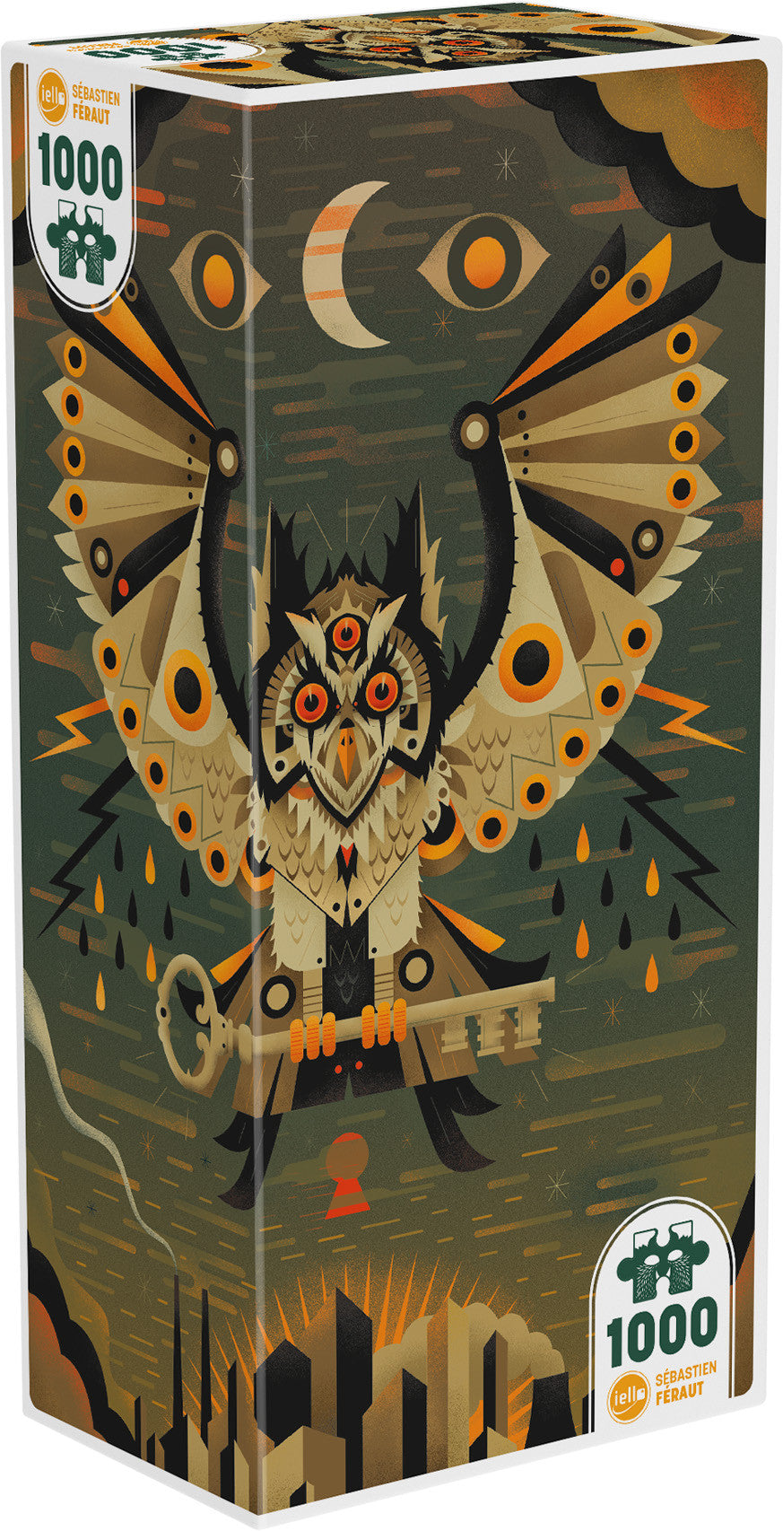 IELLO Puzzle Universe City Owl (#12) 1000 pieces