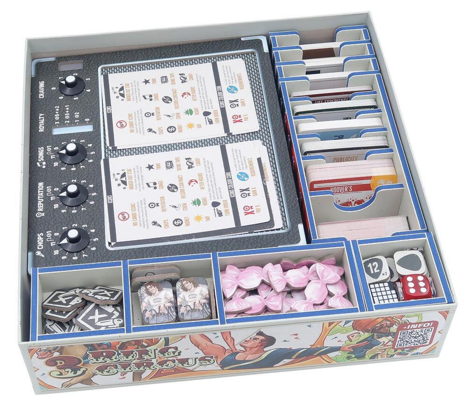 Folded Space Game Inserts - Rock Hard 1977