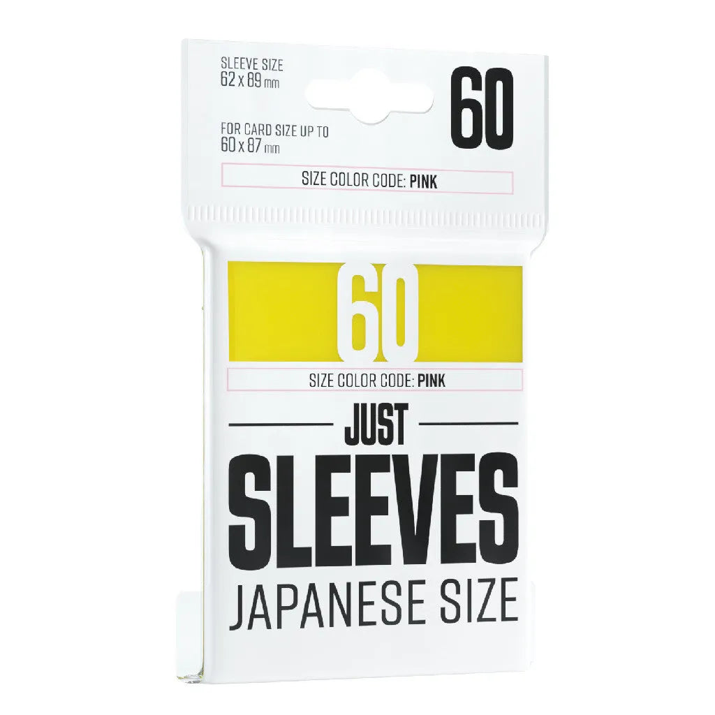 VR-105155 Gamegenic Just Sleeves Japanese Size Yellow - Gamegenic - Titan Pop Culture