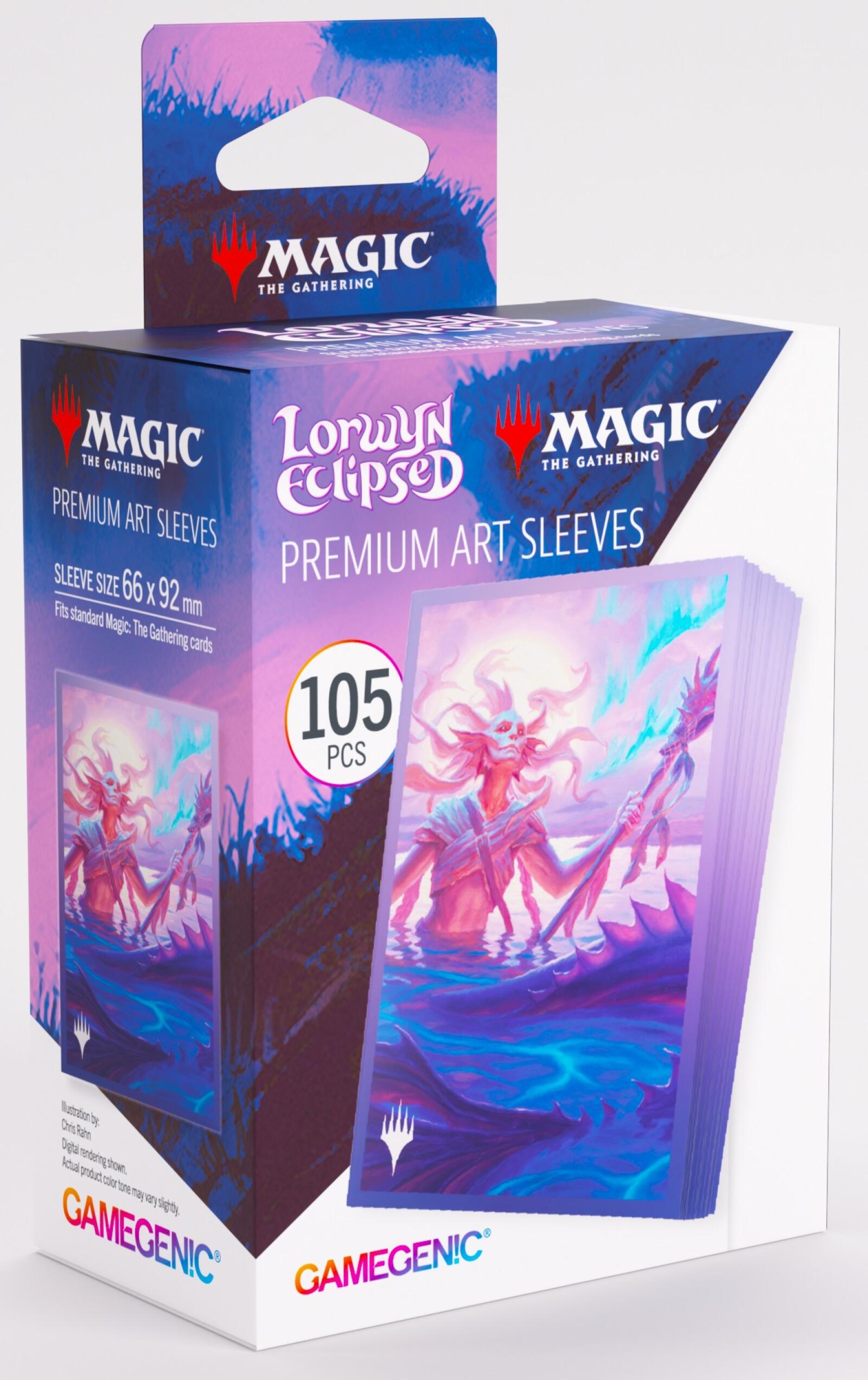 Gamegenic Magic The Gathering Lorwyn Eclipsed Premium Art Sleeves - Eclipsed Merrow (66mm x 92mm) (105 Sleeves Per Pack)