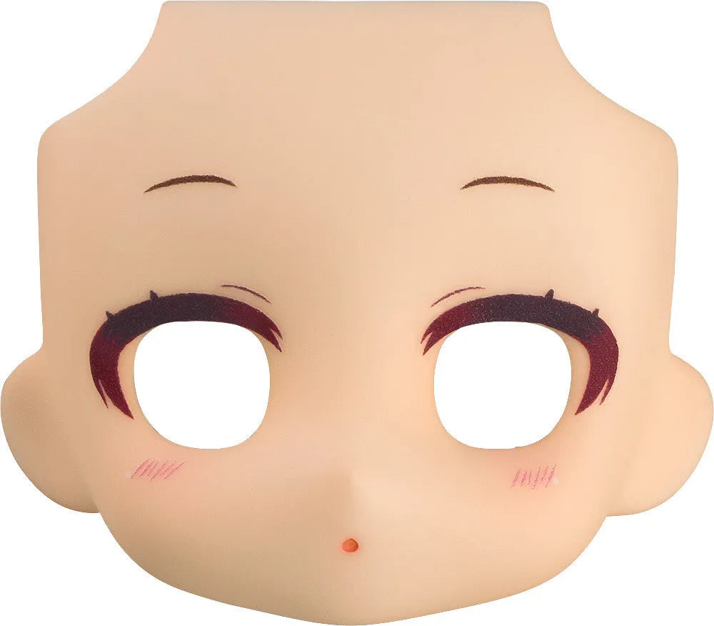 VR-117394 Nendoroid Doll Customizable Face Plate Narrowed Eyes with Makeup (Almond Milk) - Good Smile Company - Titan Pop Culture