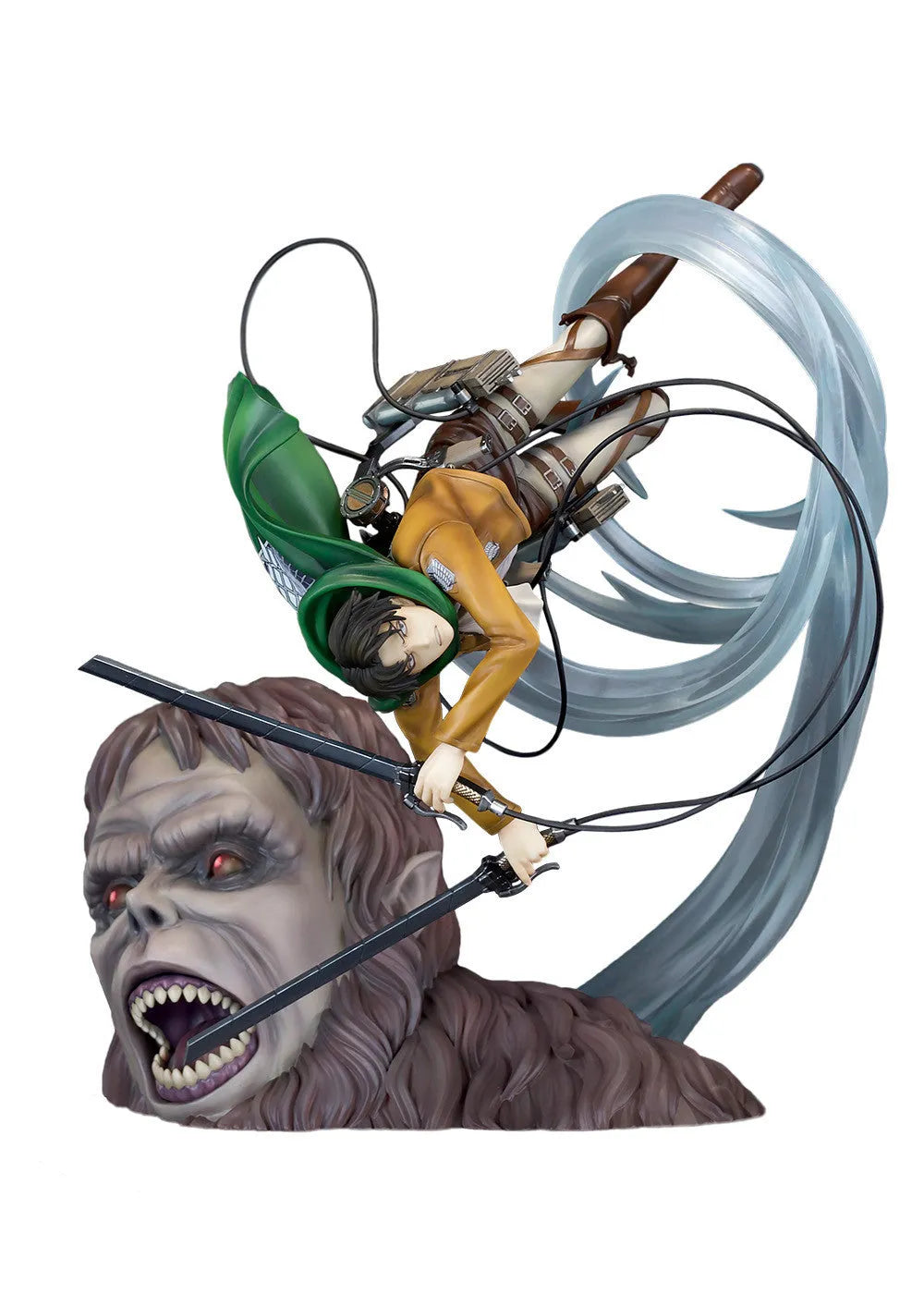 VR-120560 Attack on Titan Levi vs Beast Titan Version - Good Smile Company - Titan Pop Culture