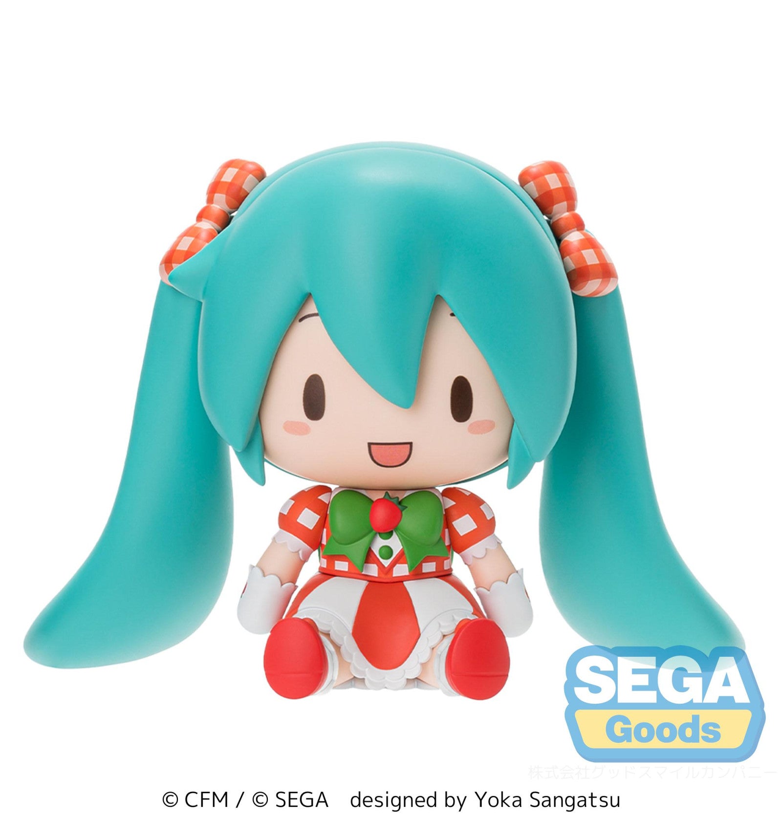 Hatsune Miku x Love and Berry Dress Up and Dance! Fuwa Petit Chibi Figure Lovely Strawberry