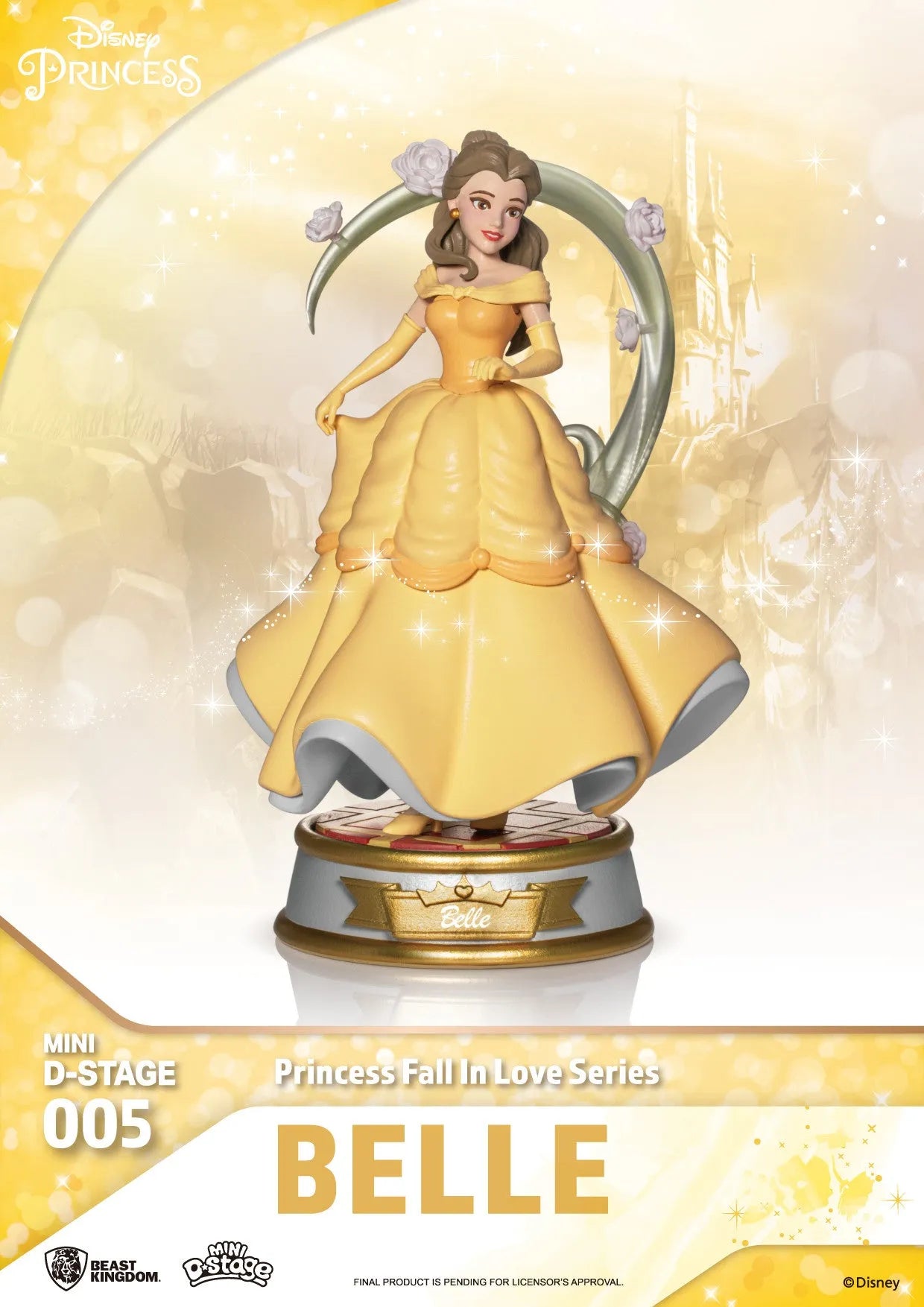 VR-114671 Beast Kingdom Mini D Stage Disney Princess Fall In Love Series Belle - Beast Kingdom - Titan Pop Culture