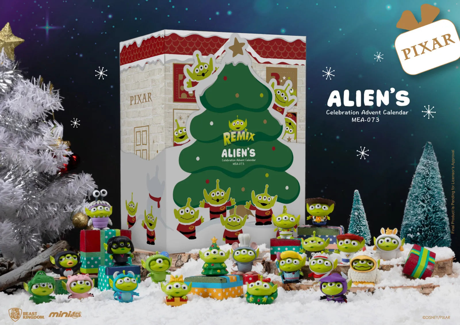 VR-118661 Beast Kingdom Mini Egg Attack Aliens Celebration Advent Calendar - Beast Kingdom - Titan Pop Culture