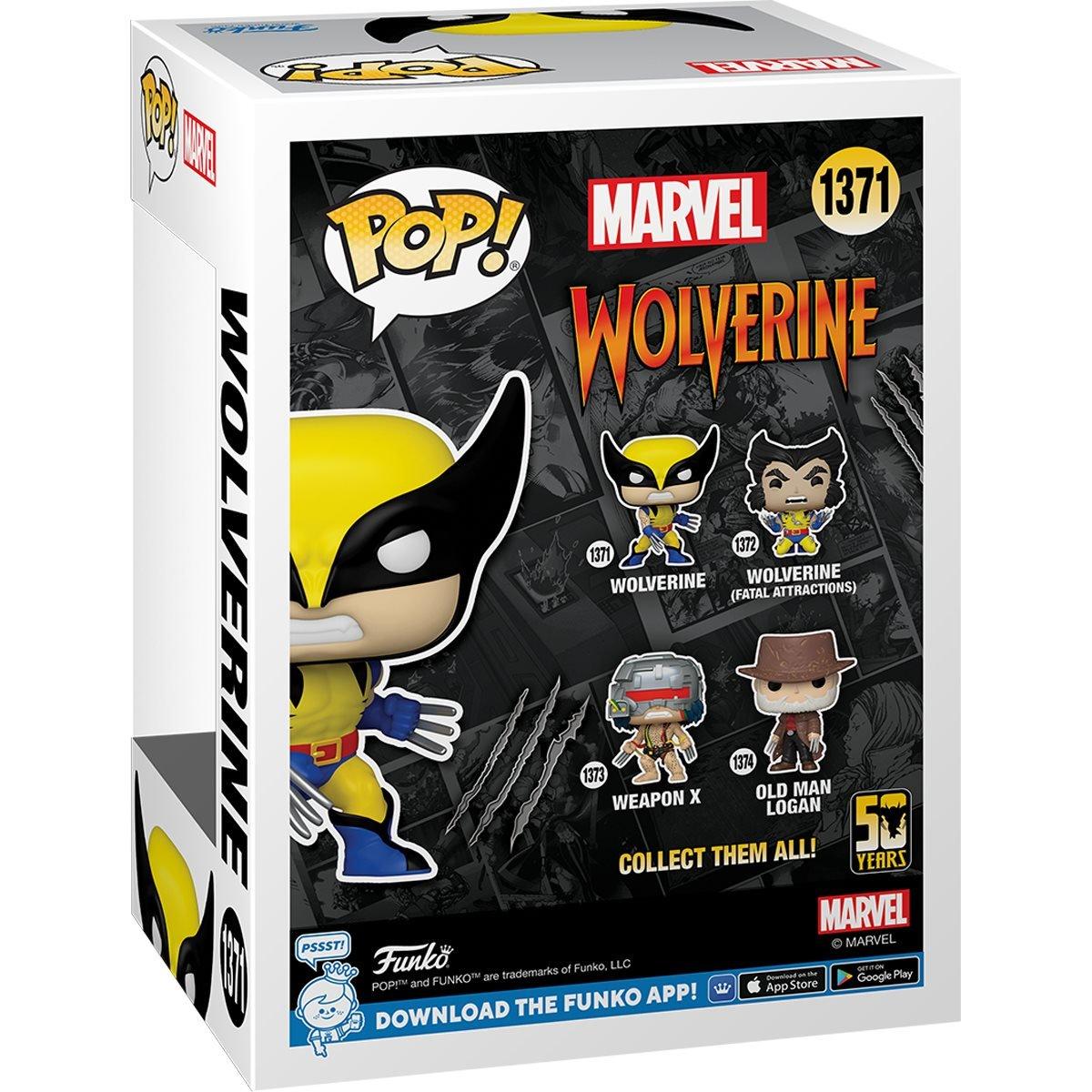  Wolverine 50th Anniversary Wolverine (Classic) Pop! Vinyl - Funko - Titan Pop Culture
