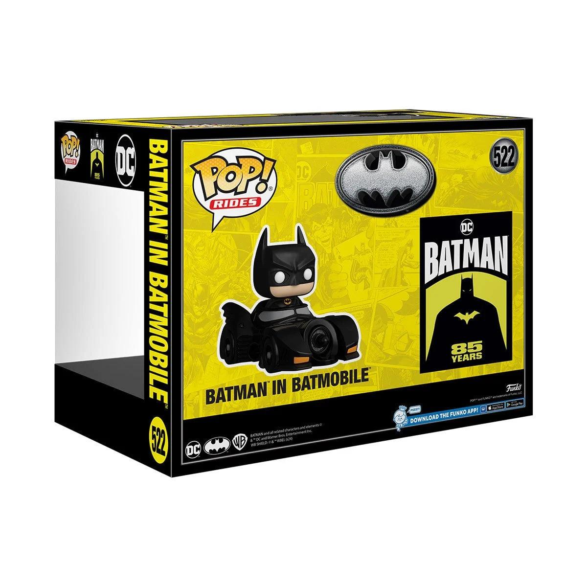  Batman 85th Anniversary Batman in Batmobile Deluxe Pop! Ride - Funko - Titan Pop Culture