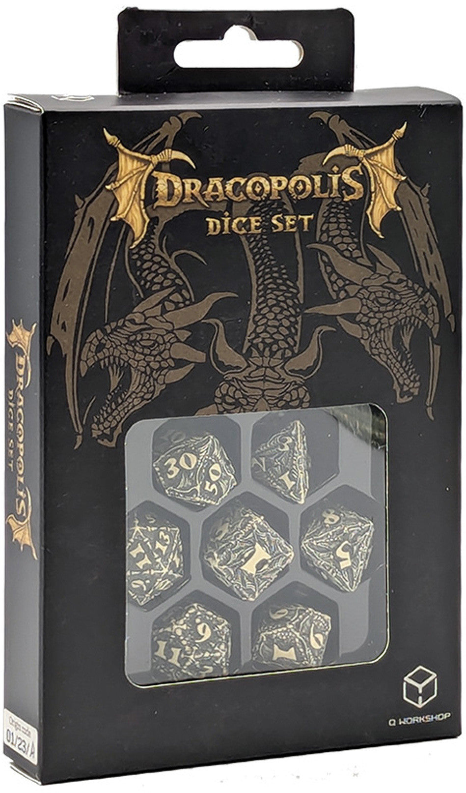 Dracopolis Dice Set - The Scandinavian Blackfang