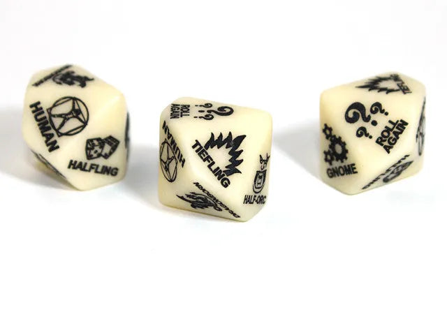 VR-108975 Chessex D10 Dice5th Edition Race d10 (Custom engraved) - Chessex - Titan Pop Culture