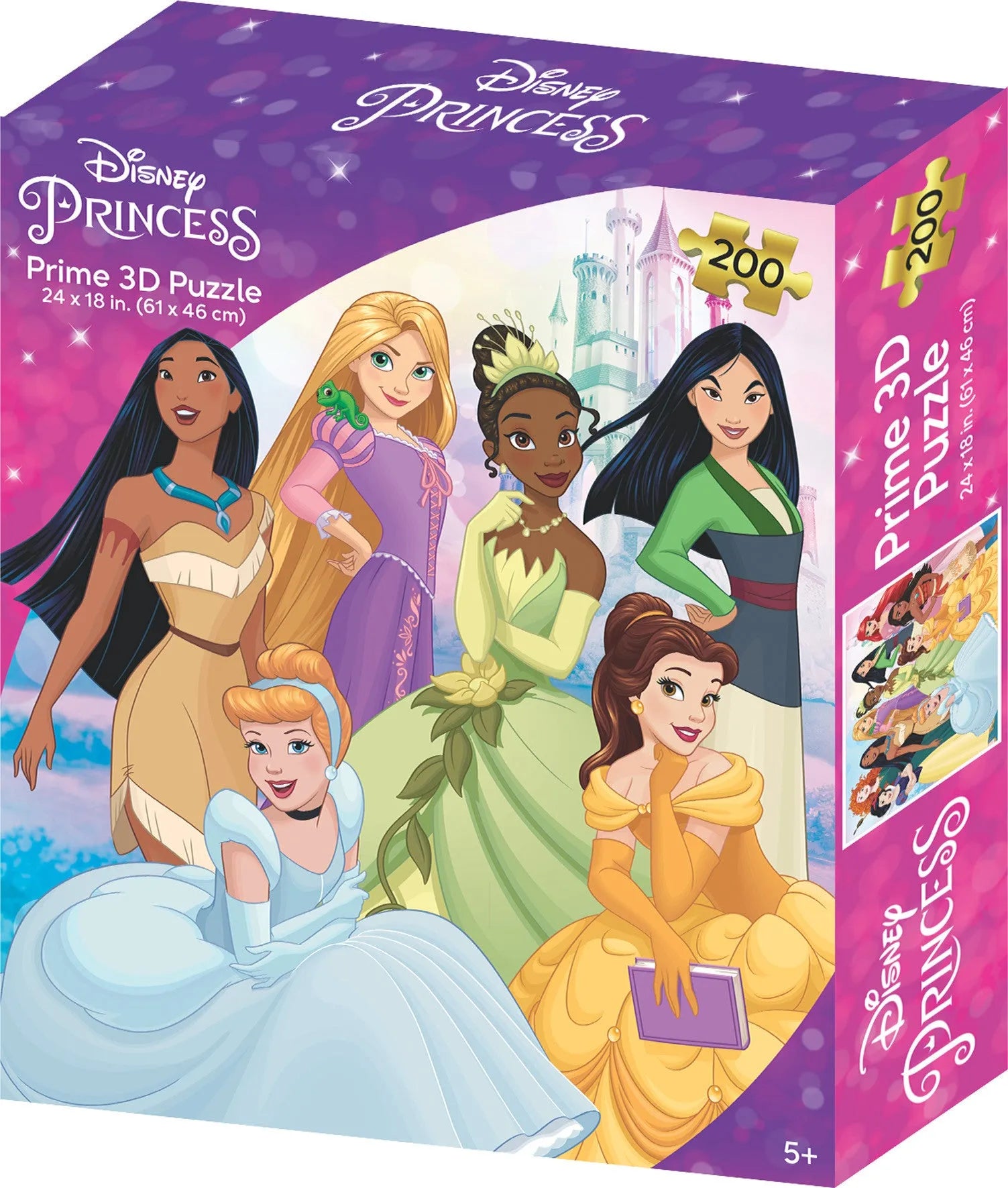 VR-116001 Prime3D Disney Princess - 200 Piece 3D Puzzle - Prime3D - Titan Pop Culture