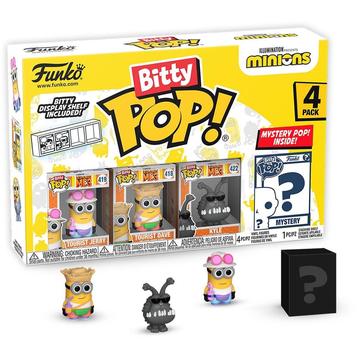 Minions - Tourist Jerry Funko Bitty Pop! 4-Pack
