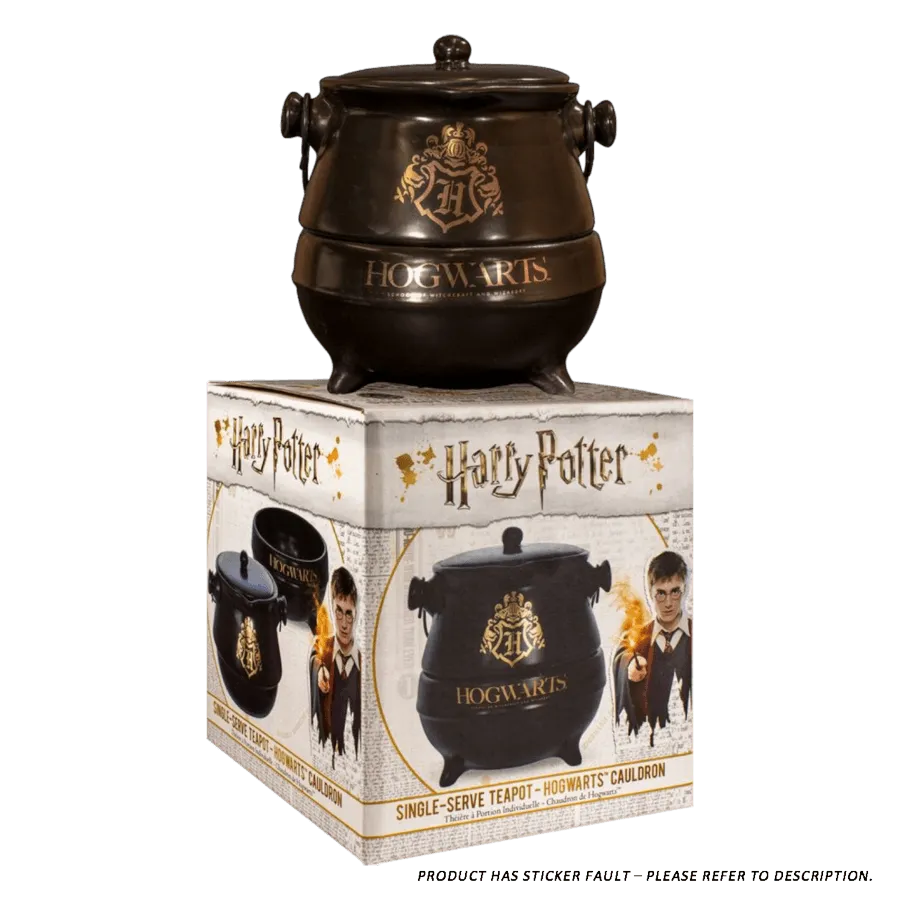 720HP04864 Harry Potter - Hogwarts Ceramic Single Serve Teapot [Sticker Fault] - Half Moon Bay - Titan Pop Culture