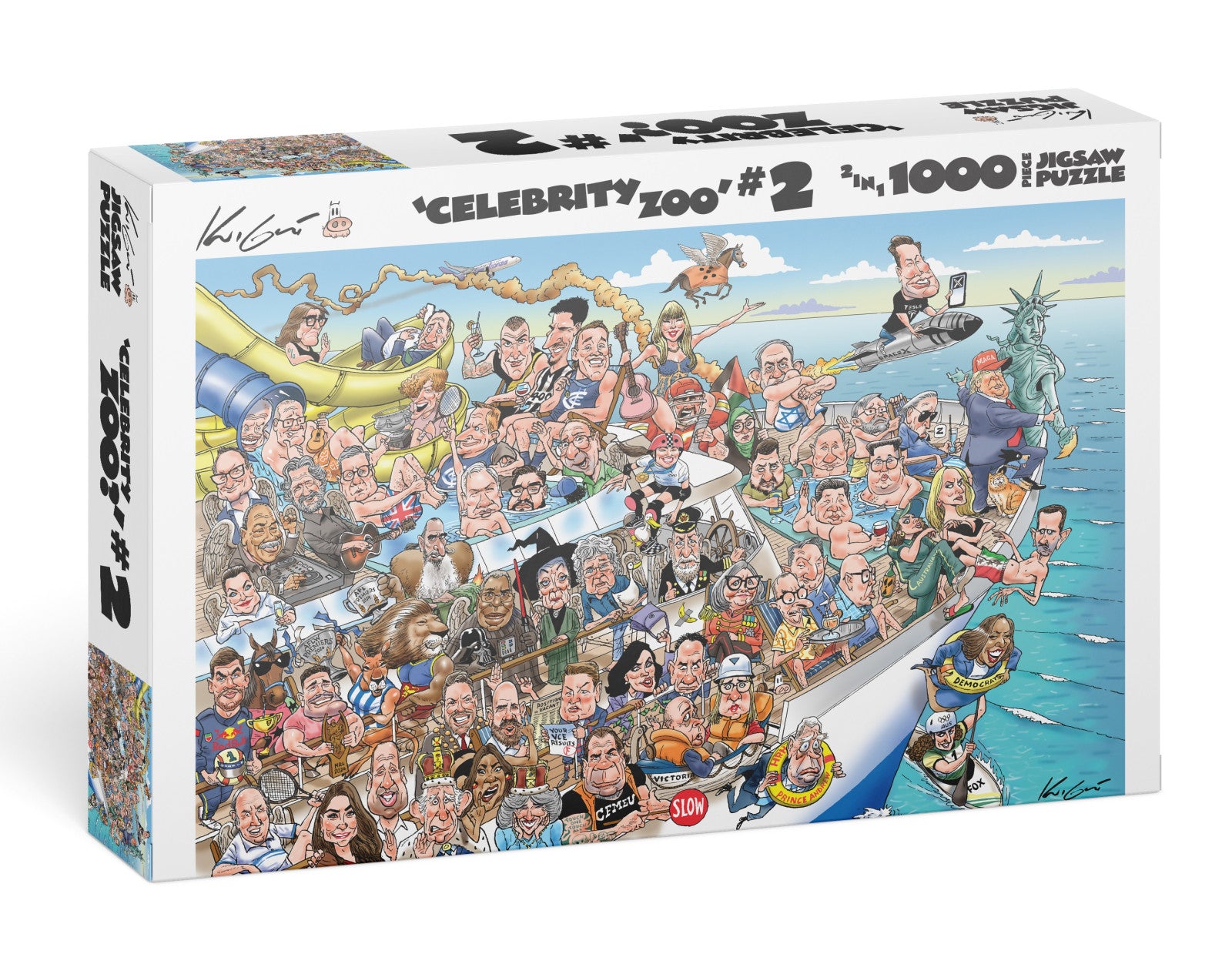 Mark Knight Celebrity Zoo #2 Puzzle 1