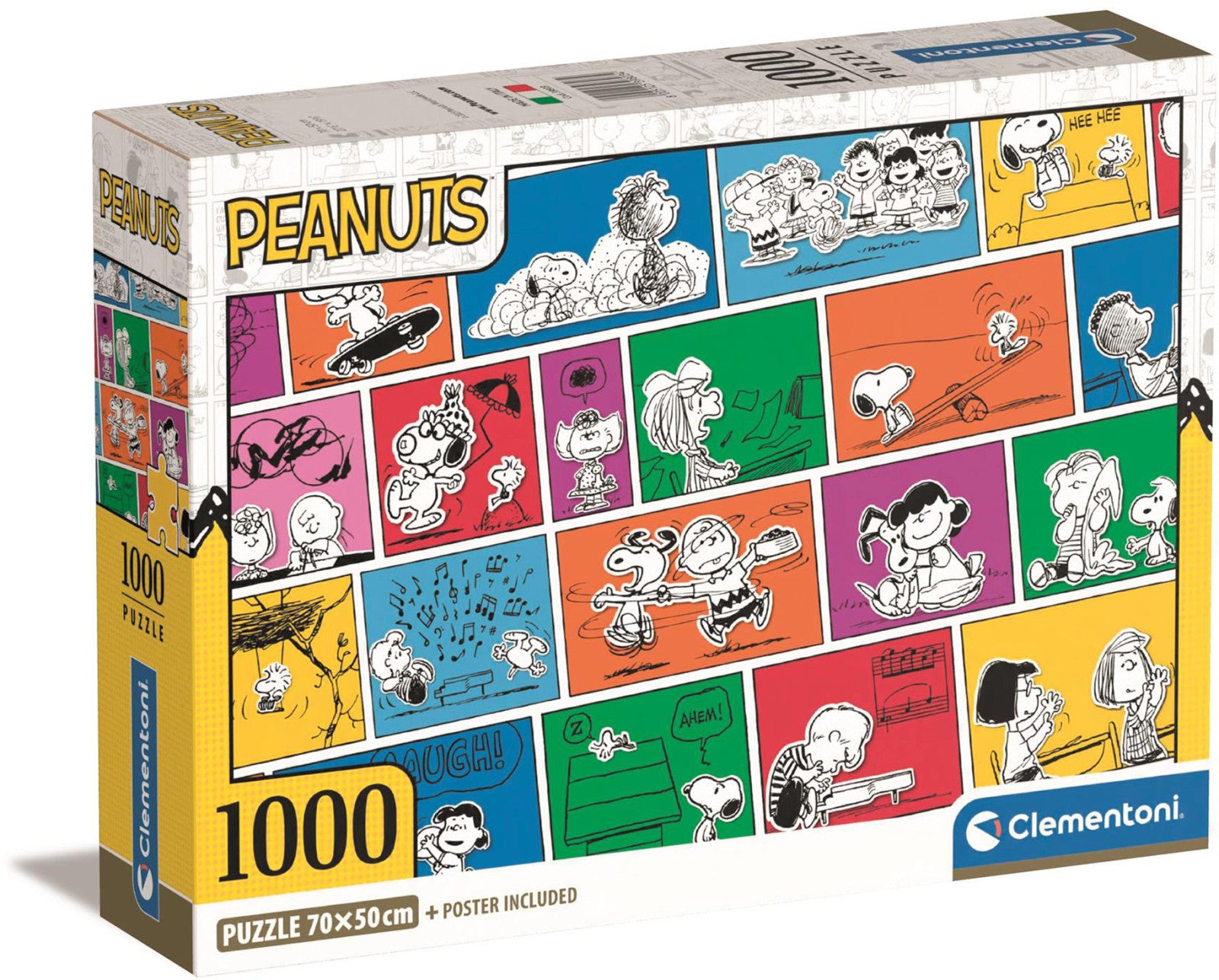 Clementoni Puzzle Compact Peanuts 1000 Piece Puzzle