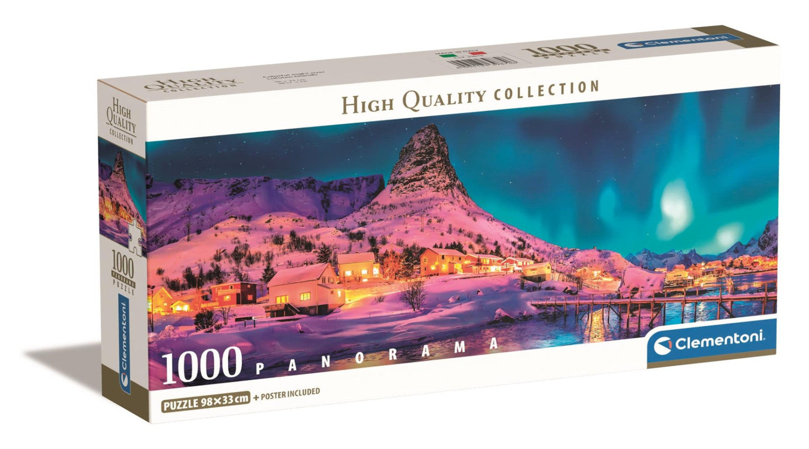 Clementoni Panorama Puzzle Night Lofoten Island Norway 1