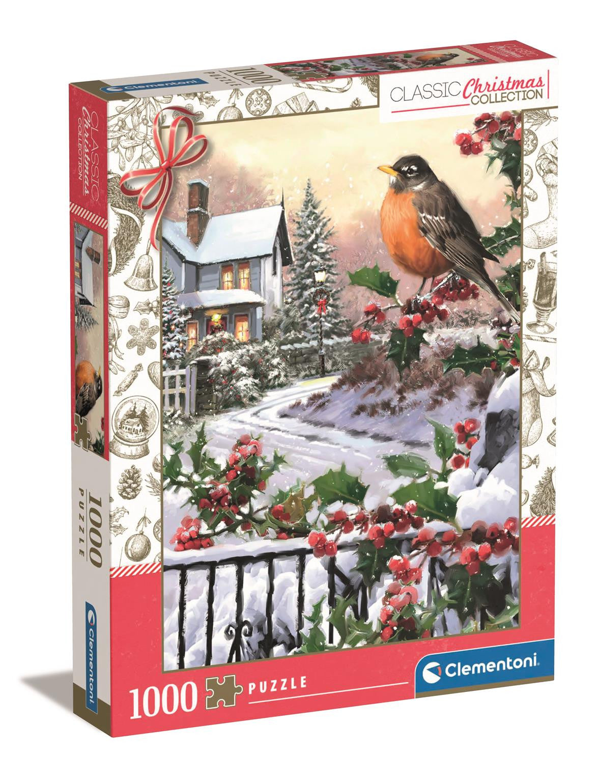 Clementoni Impossible Puzzle Robin and Holly Bushes 1