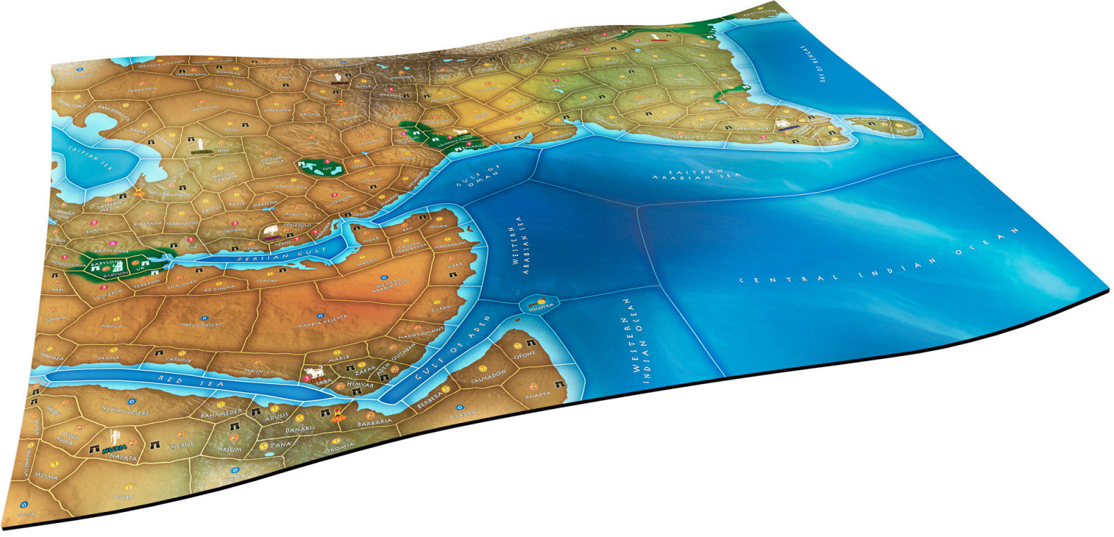 Mega Empires Deluxe Game Mat - The East