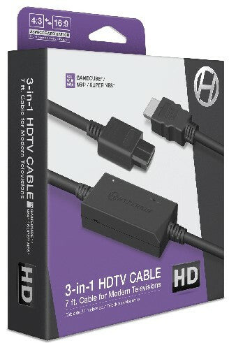 Hyperkin 3-In-1 HDTV Cable For SNES/N64/GameCube