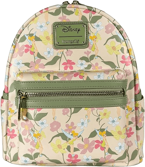 LOUWDBK3191 Disney - Tinkerbell Floral US Exclusive Mini Backpack [RS] - Loungefly - Titan Pop Culture
