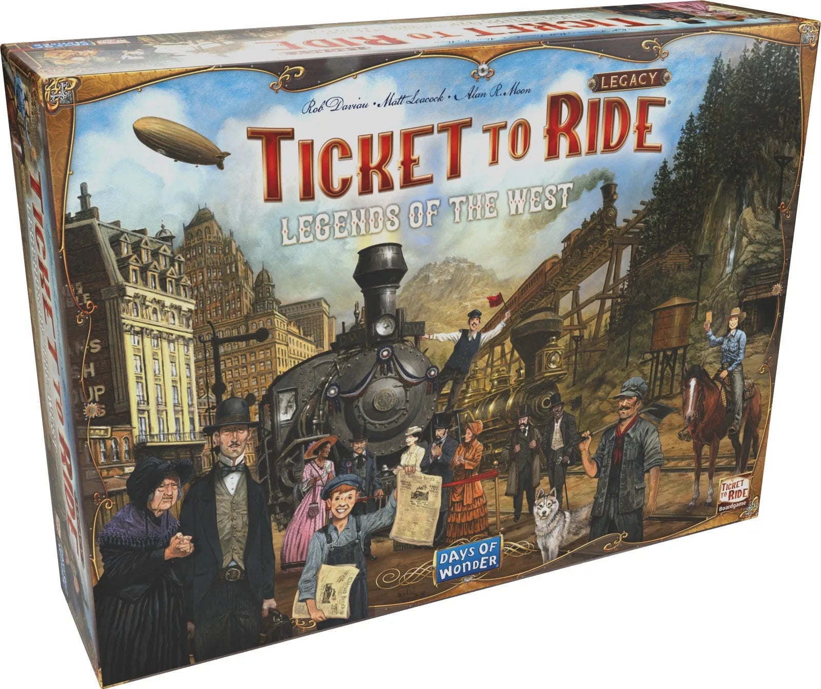 VR-104998 Ticket to Ride Legacy - Legends of the West - Days Of Wonder - Titan Pop Culture