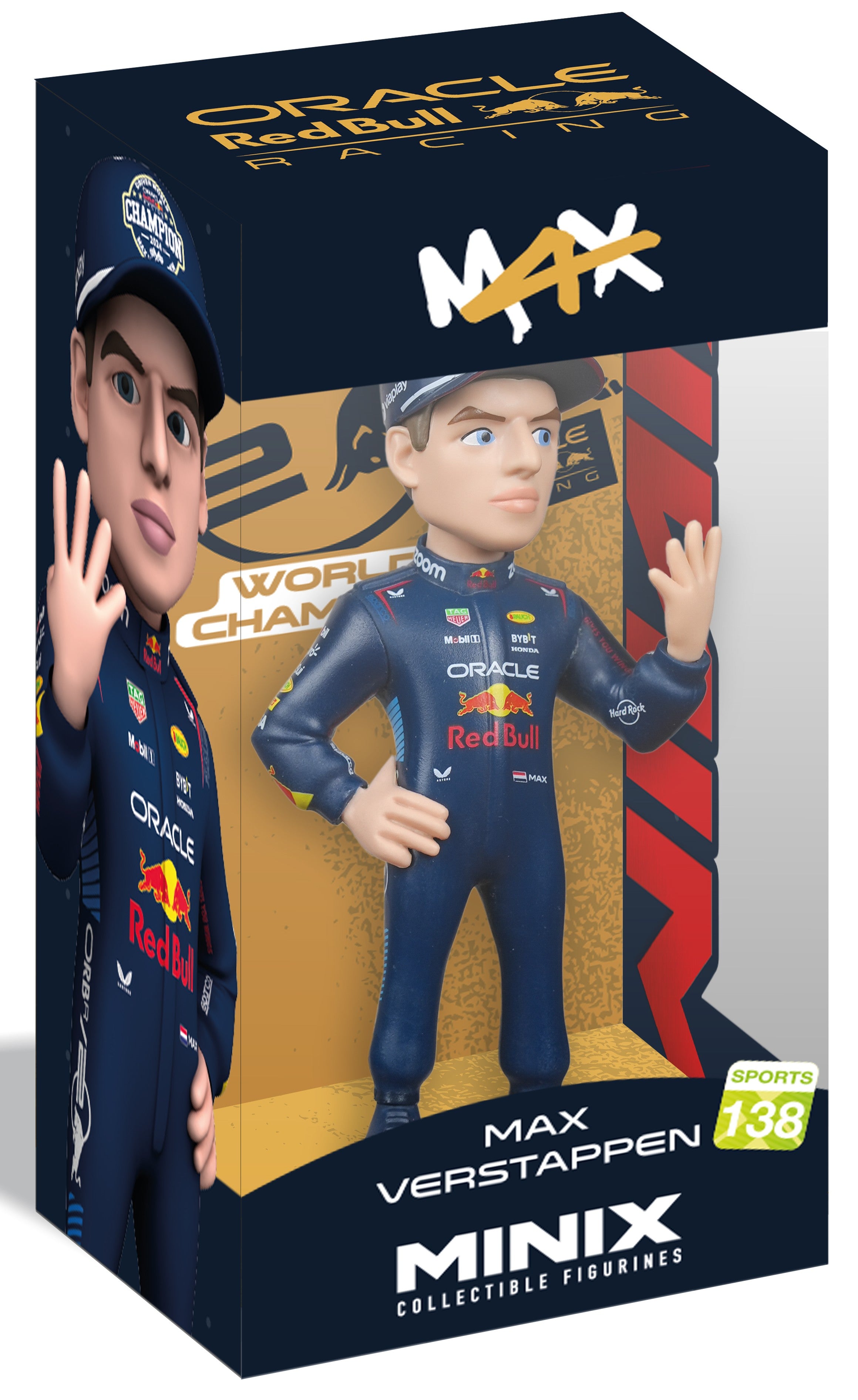MINIX F1 红牛 Max Verstappen 4次世界冠军 133