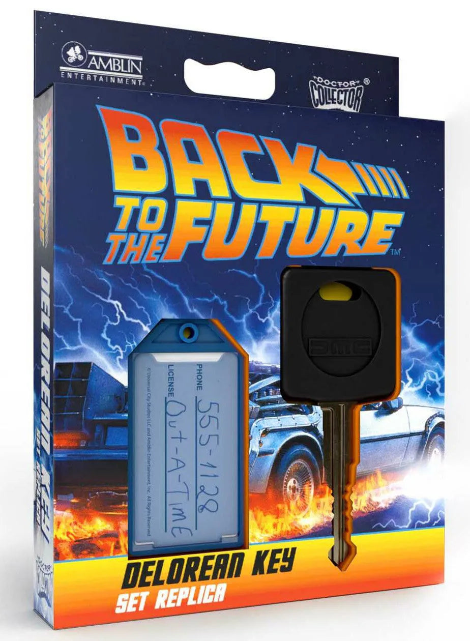 VR-91098 Back to the Future Delorean Key - Doctor Collector - Titan Pop Culture