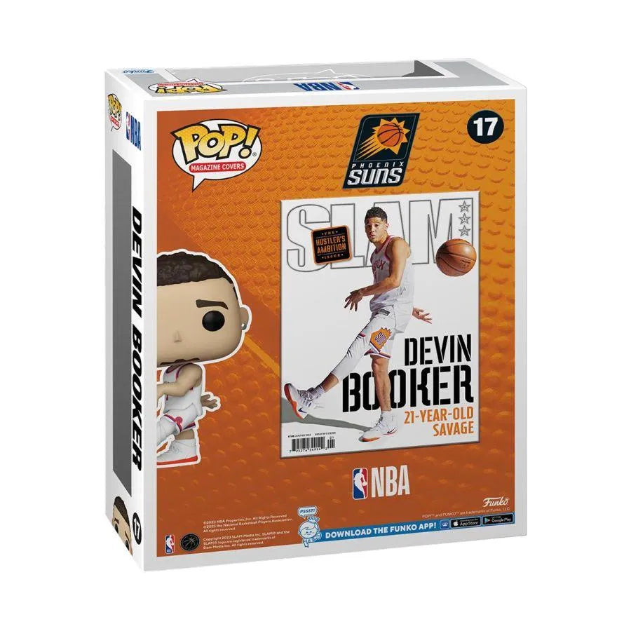 889698750707 NBA: Slam - Devin Booker Pop! Cover - Funko - Titan Pop Culture