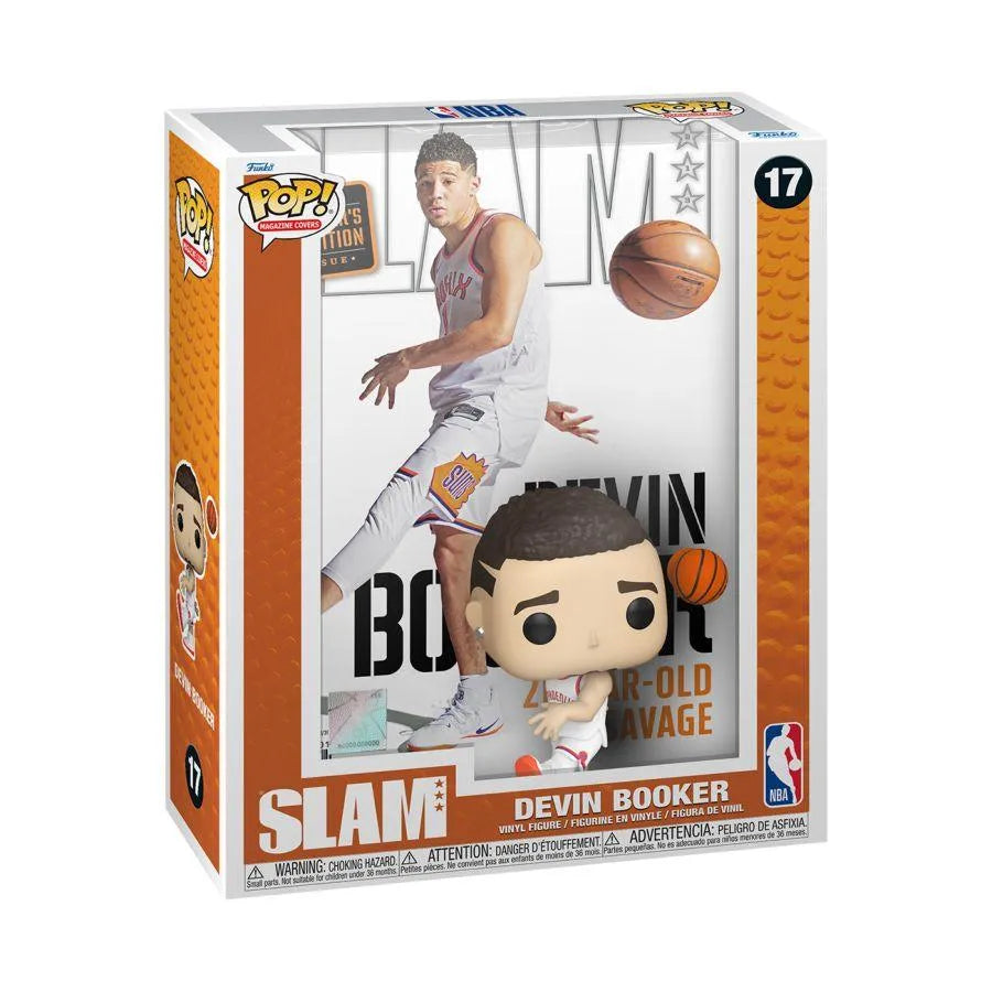 889698750707 NBA: Slam - Devin Booker Pop! Cover - Funko - Titan Pop Culture