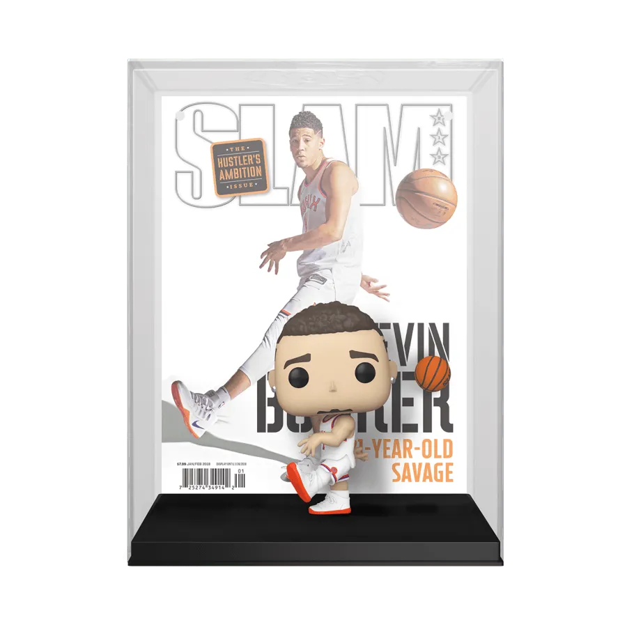 889698750707 NBA: Slam - Devin Booker Pop! Cover - Funko - Titan Pop Culture