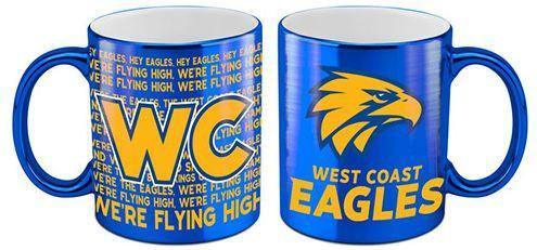 9314783656554 AFL Coffee Mug Metallic West Coast Eagles - Licensing Essentials - Titan Pop Culture