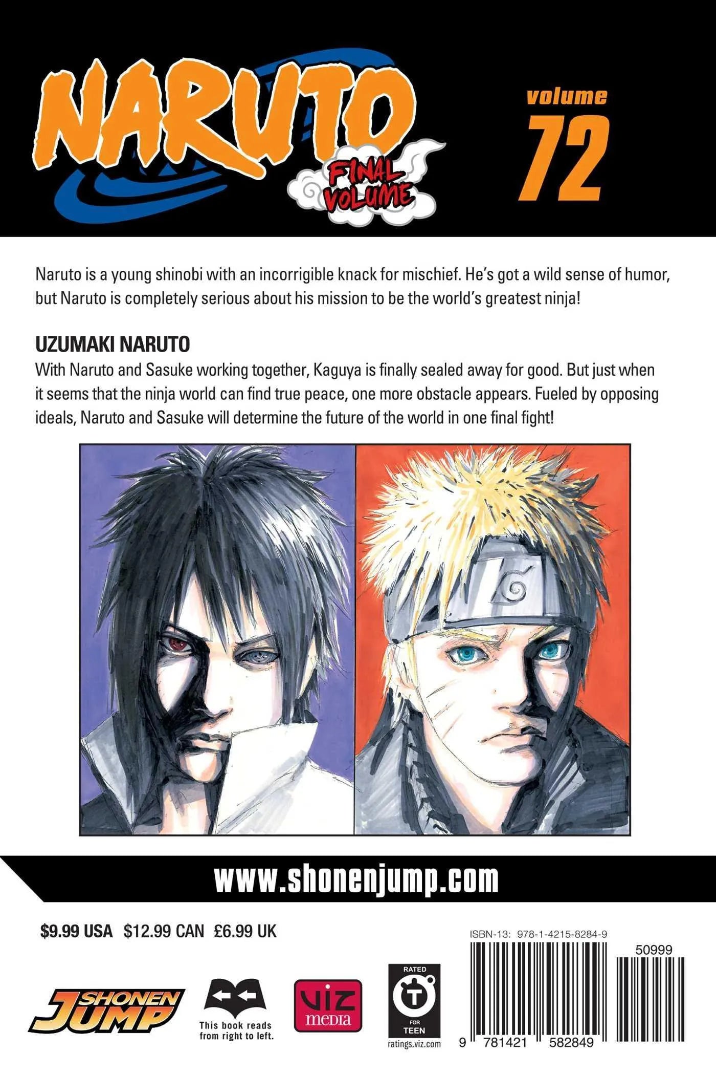 9781421582849 Naruto, Vol. 72 - Viz Media - Titan Pop Culture