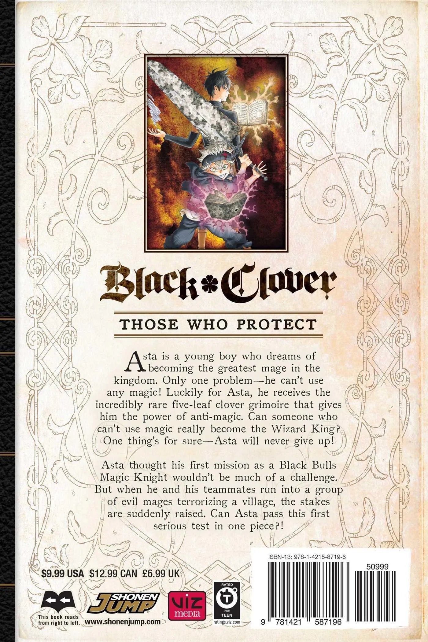 9781421587196 Black Clover, Vol. 2 - Viz Media - Titan Pop Culture