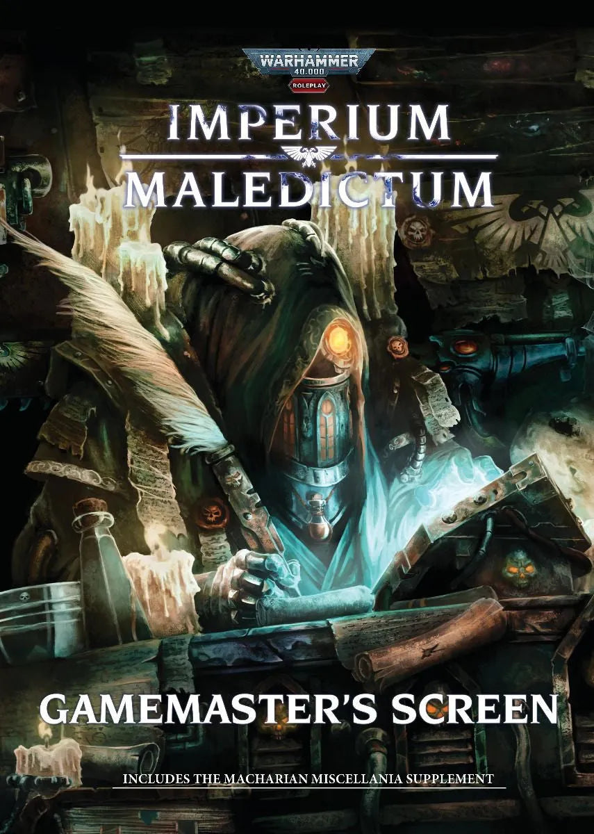 VR-114310 Warhammer 40k RPG Imperium Maledictum Gamesmaster Screen - Cubicle 7 - Titan Pop Culture