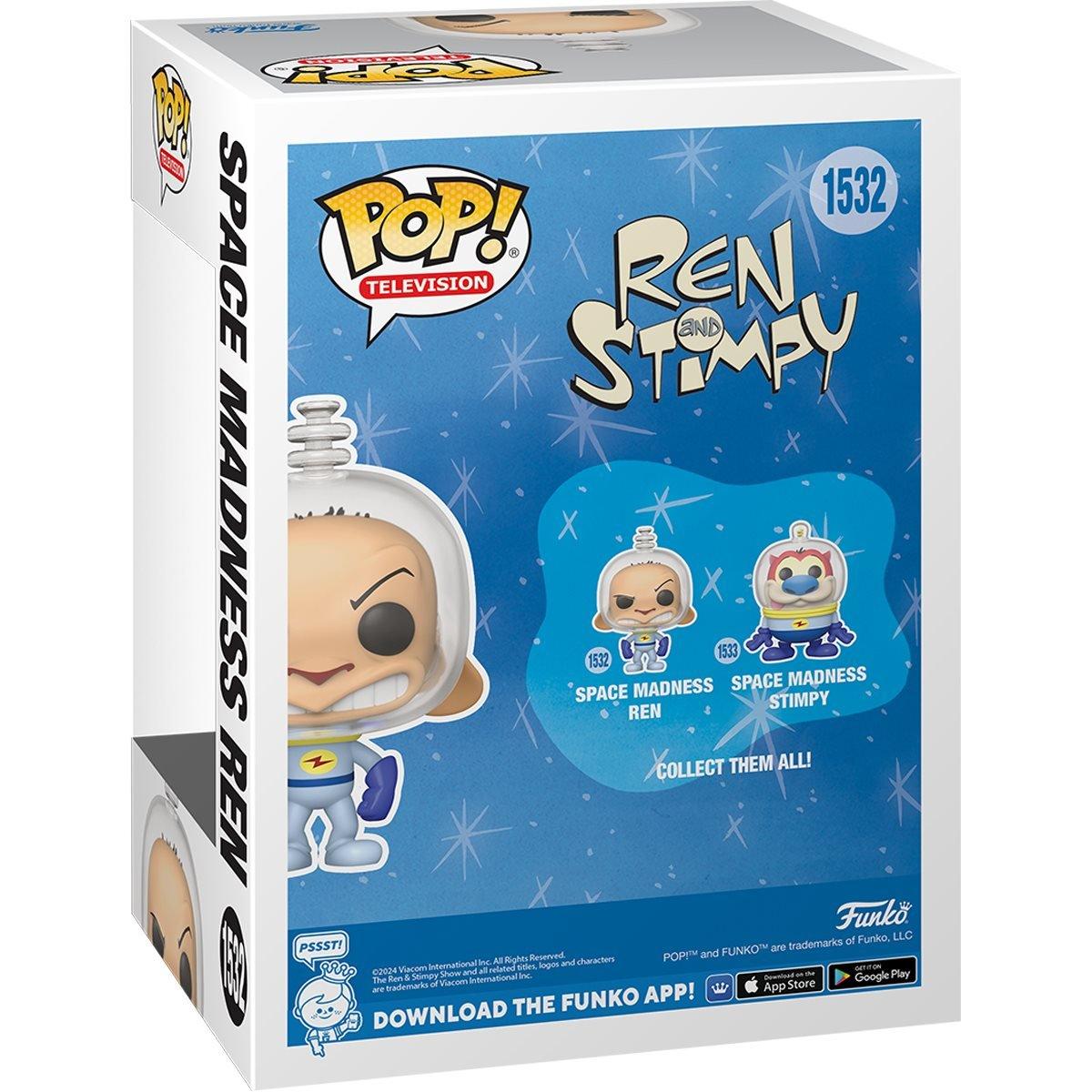  Nickelodeon The Ren & Stimpy Show Space Madness Ren Pop! Vinyl - Funko - Titan Pop Culture