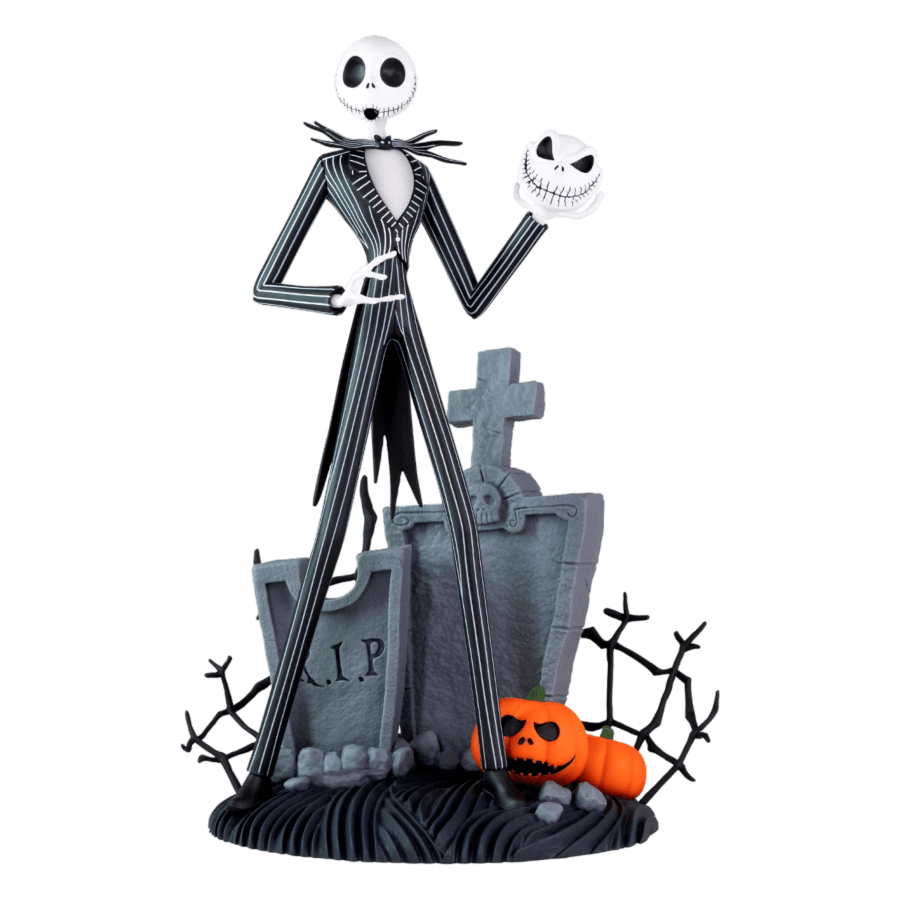 ABYFIG133 The Nightmare Before Christmas - Jack Scary Smiling Face 1:10 Scale Figure - ABYstyle - Titan Pop Culture