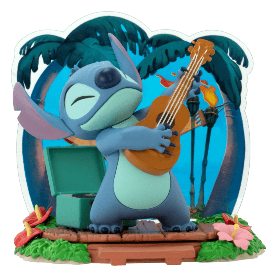 ABYFIG138 Lilo & Stitch - Stitch (with Guitar) 1:10 Scale Figure - ABYstyle - Titan Pop Culture