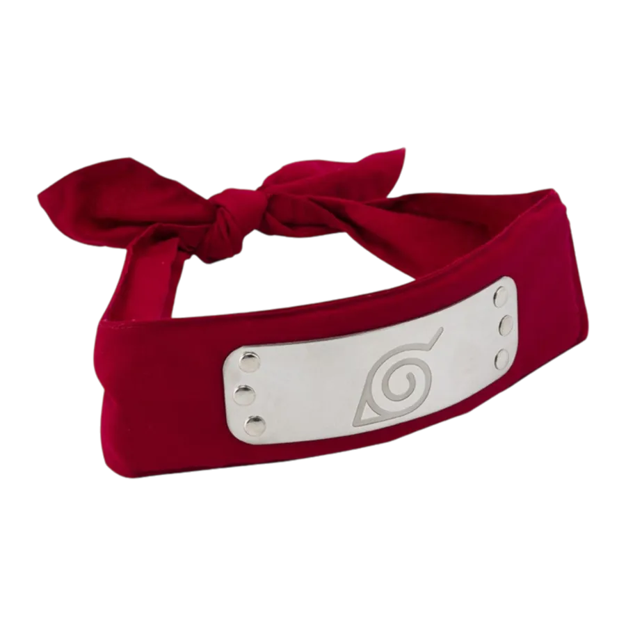 ABYROL047 Naruto - Red Konoha Headband (Adult Size) - ABYstyle - Titan Pop Culture