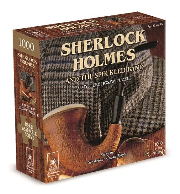 Bepuzzled Puzzle Sherlock Holmes a Mystery Jigsaw Puzzle 1,000 pieces U Games Titan Pop Culture