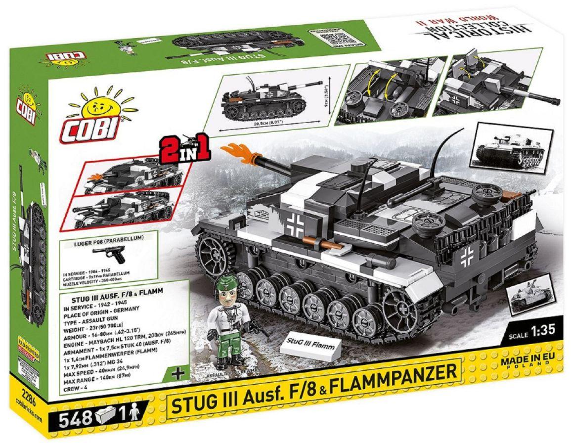 COB2286 World War 2 - Stug Iii Ausf F/Flammpanzer (536 Piece Kit) - Cobi - Titan Pop Culture