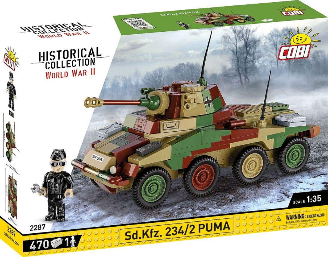 COB2287 World War 2 - Sd.Kfz. 234/2 Puma (470 Piece Kit) - Cobi - Titan Pop Culture